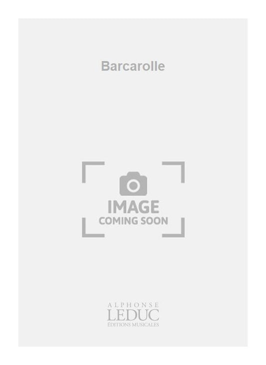 Barcarolle | Jacques Chailley | Quintette à vent