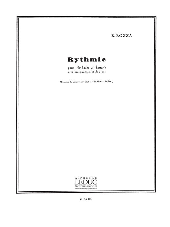 Rythmique, pour timbales, percussion et piano | Eugène Bozza