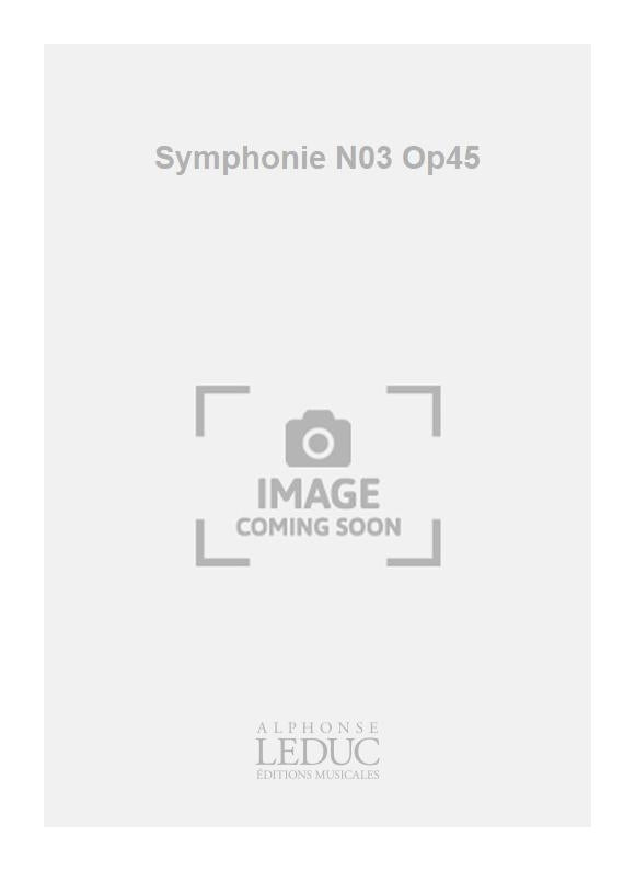 Symphonie N03 Op45 | Laszlo Lajtha | Orchestre