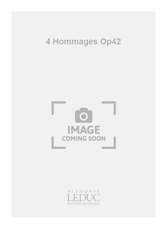 4 Hommages Op42 | Laszlo Lajtha | Bois
