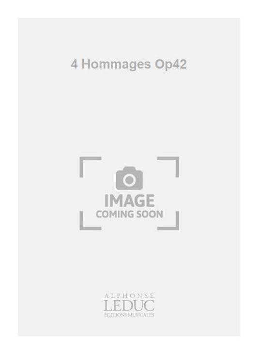 4 Hommages Op42 | Laszlo Lajtha | Bois