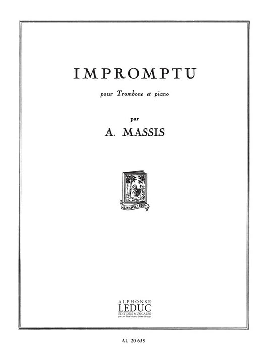 Impromptu (Trombone And Piano) de Amable Massis, Partition pour trombone et Piano