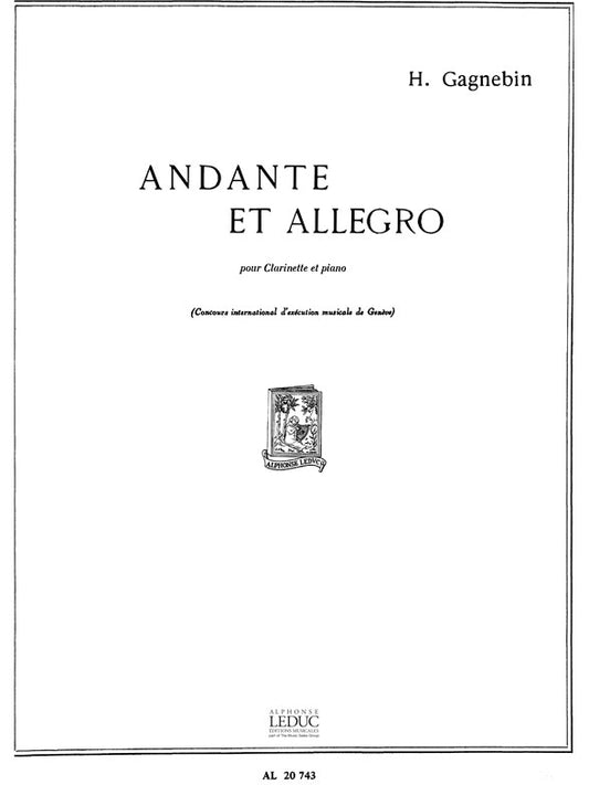 Andante et Allegro | Henri Gagnebin | Clarinette