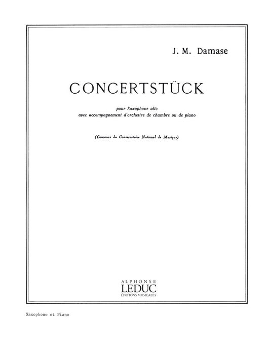 Concertstück | Jean-Michel Damase | Saxophone alto