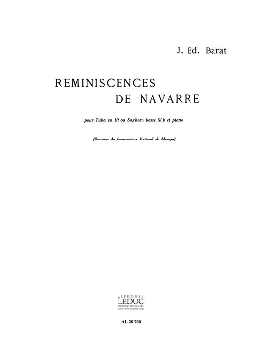Reminiscences De Navarre | Jacques Barat | Tuba