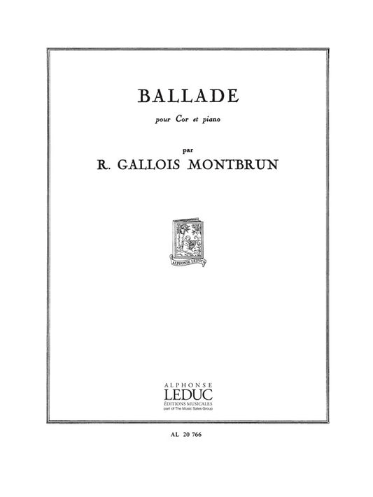 Ballade | Raymond Gallois Montbrun | Cor