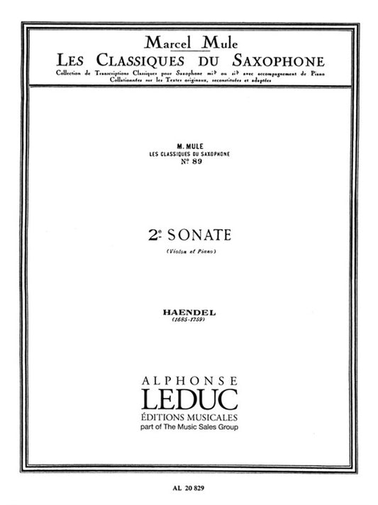 Sonate pour violon n° 2 | Georg Friedrich Händel