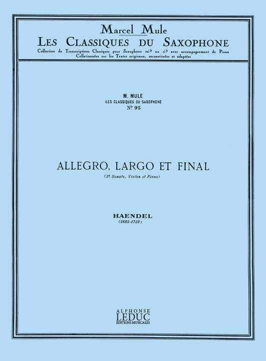 Allegro Largo et Final | Georg Friedrich Händel