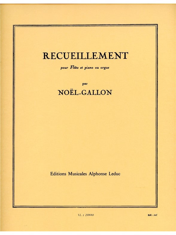 Recueillement | Gabriel Noel-Gallon | Flûte