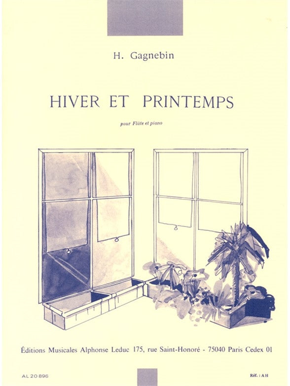 Hiver Et Printemps | Gagnebin | Flûte