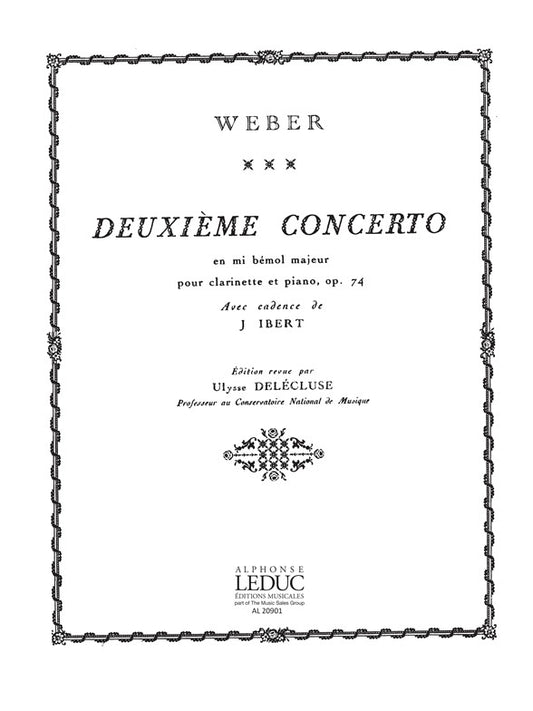 Concerto N02 Mib Majeur Op74 | Carl Maria von Weber