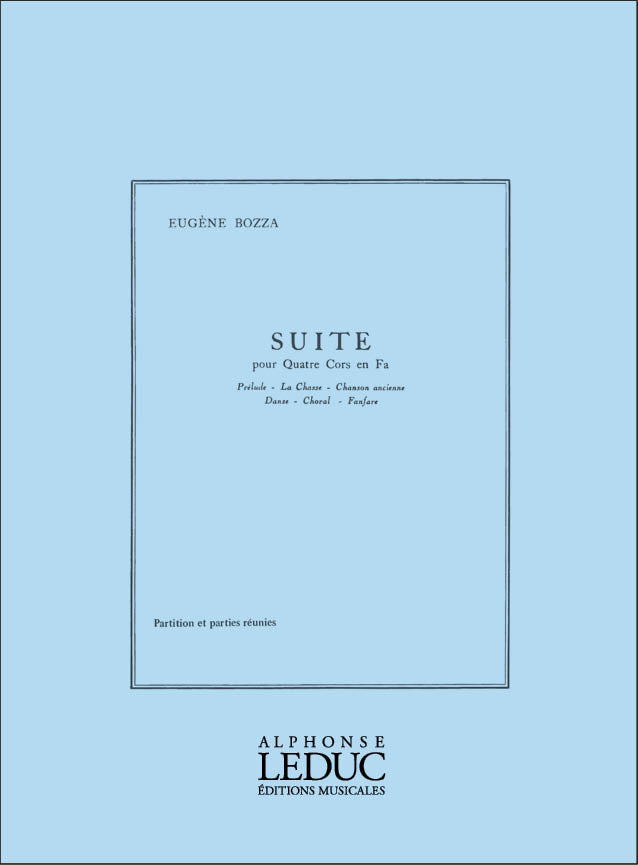 Suite pour quatre cors | Eugène Bozza | Cor