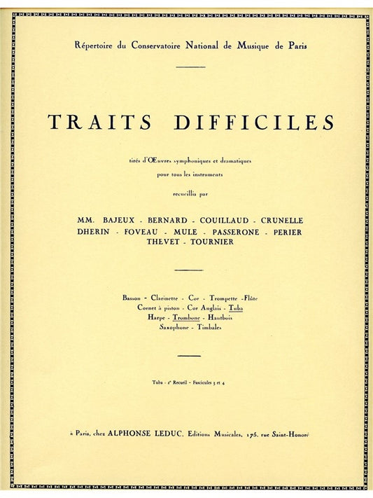 Traits difficiles Vol.2 | Tuba