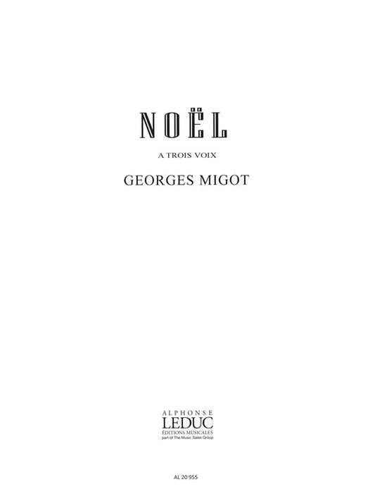 Noël | Migot | Voix