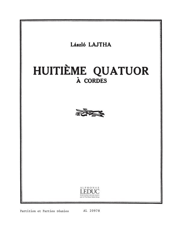 Quatuor A Strings N08 Op53 | Laszlo Lajtha