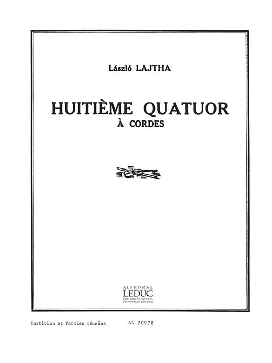 Quatuor A Strings N08 Op53 | Laszlo Lajtha