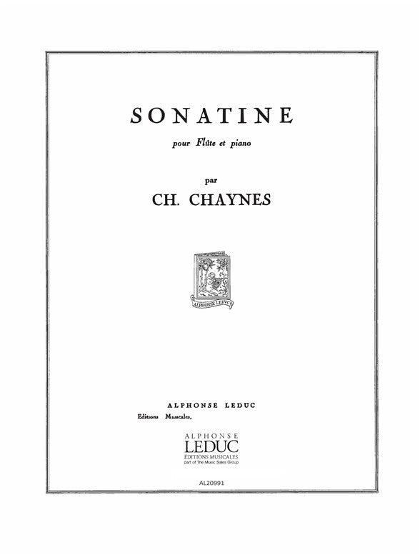 Sonatine | Charles Chaynes | Flûte