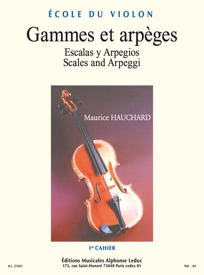Gammes et arpèges, Vol.1 | Maurice Hauchard | Violon