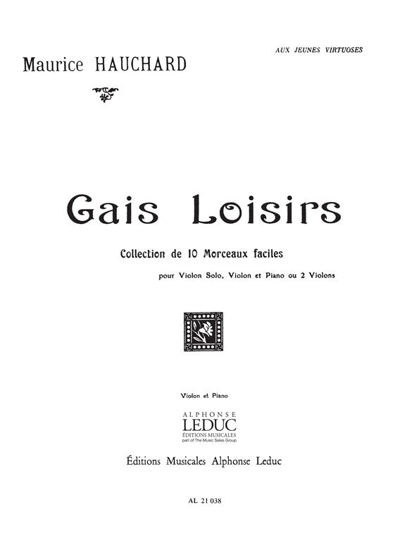 Gais Loisirs | Maurice Hauchard | Violon