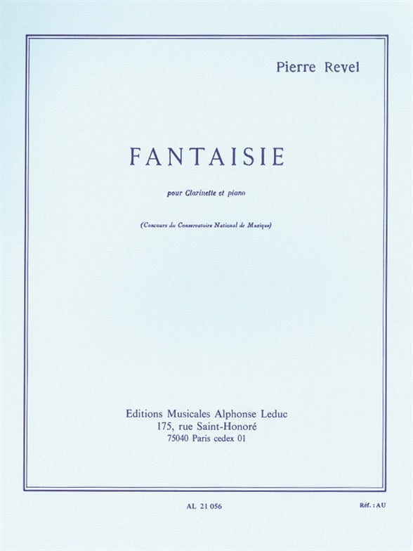 Fantaisie | Revel | Clarinette