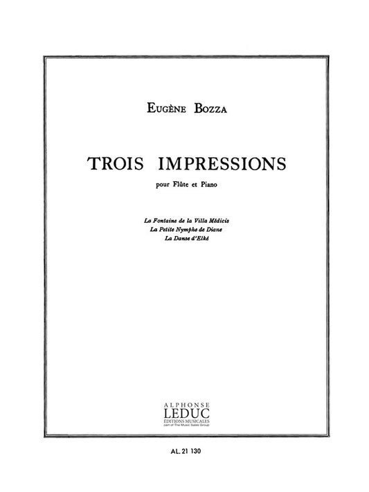 3 Impressions | Eugène Bozza | Flûte
