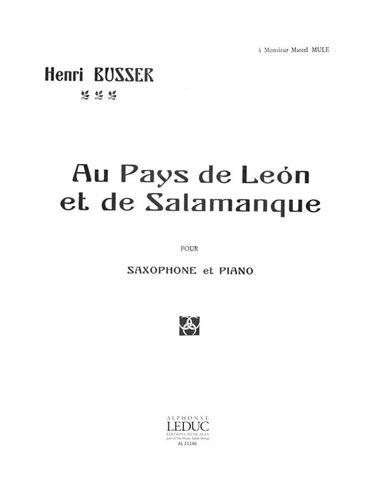 Au Pays de Leon et de Salamanque Op.116 | Henri Büsser
