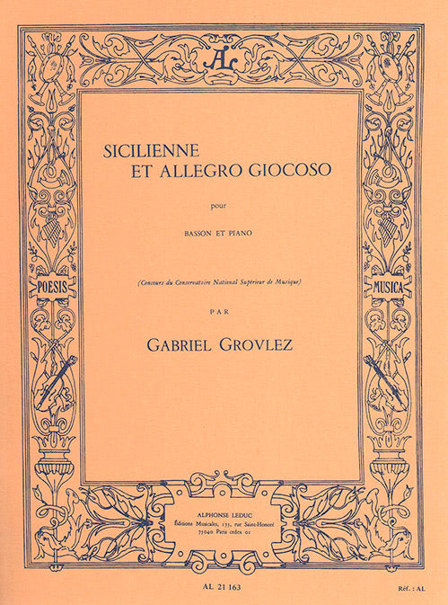 Sicilienne et Allegro Giocoso | Gabriel Grovlez | Basson