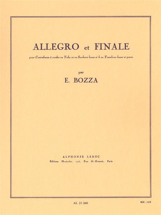 Allegro et Final | Eugène Bozza | Trombone