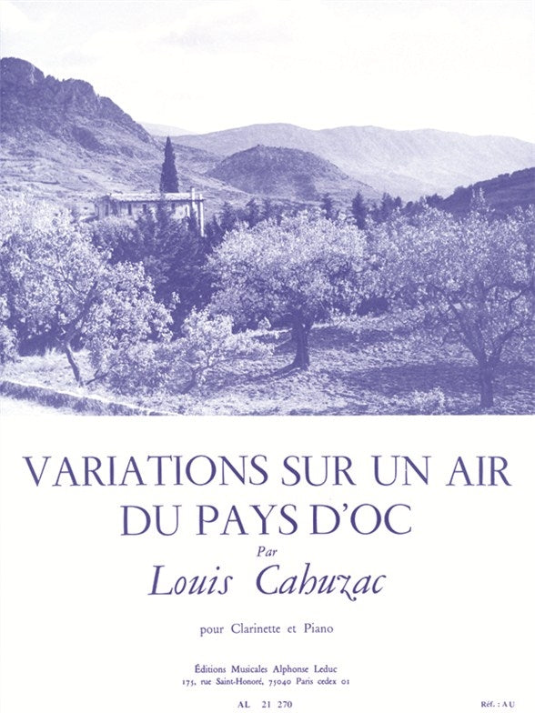 Variations sur un air du Pays d'Oc | Louis Cahuzac