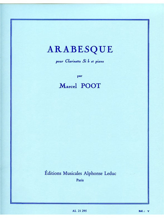 Arabesque | Marcel Poot | Clarinette