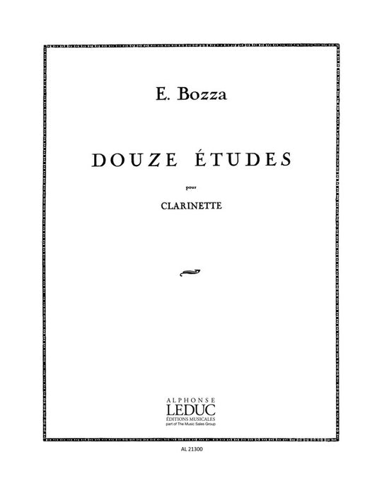 Twelve Études | Eugène Bozza | Clarinette