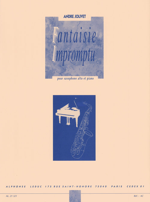 Fantaisie Impromptu | André Jolivet | Saxophone
