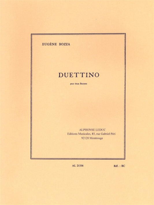 Duettino pour deux bassons | Eugène Bozza