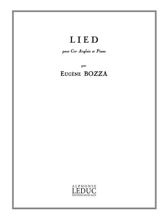 Lied | Bozza | Hautbois