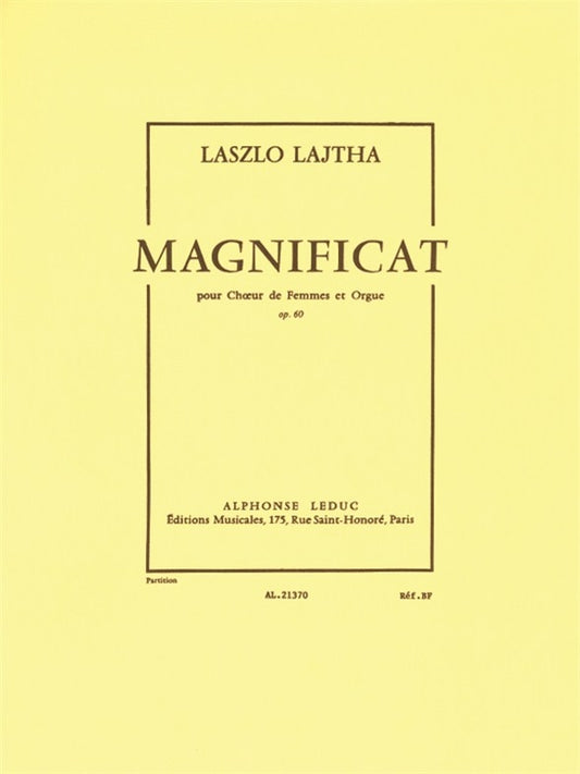 Laszlo Lajtha: Magnificat Op.60 | Laszlo Lajtha | Chœur