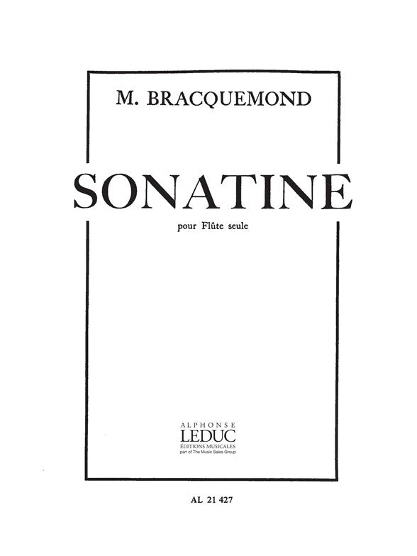 Sonatine | Bracquemond | Flûte