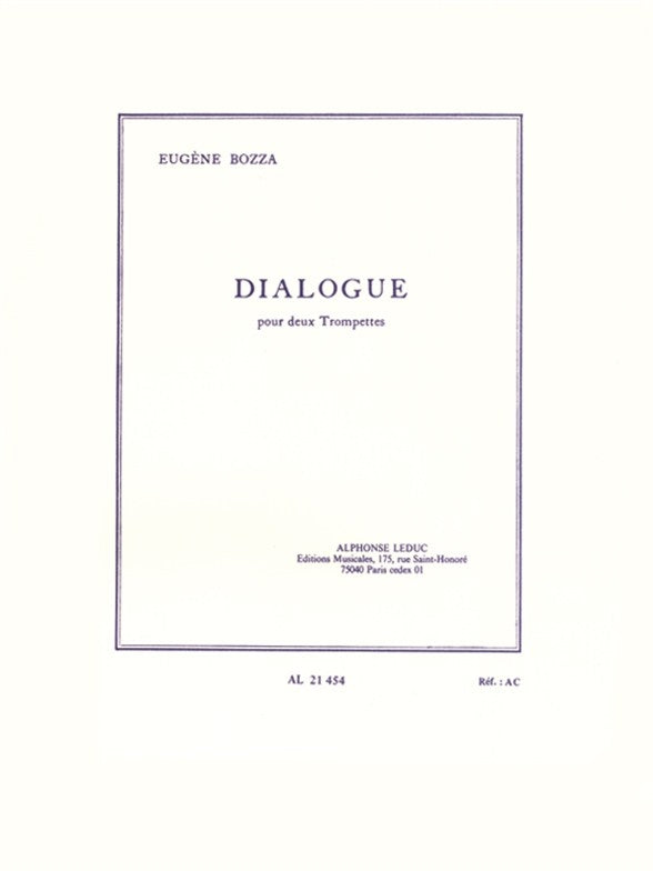 Dialogue pour deux trompettes | Eugène Bozza