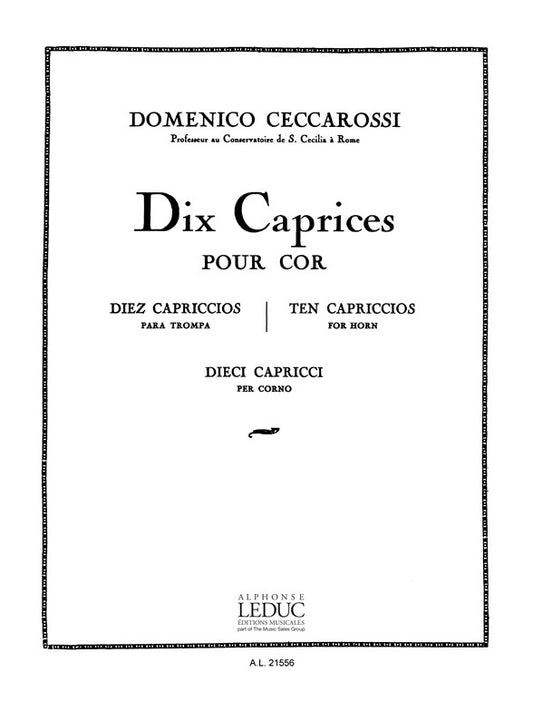 10 Caprices | Ceccarossi | Cor