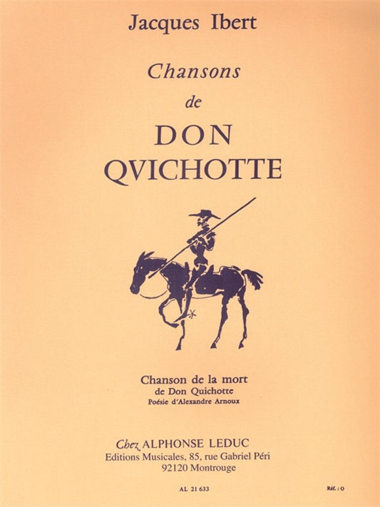 Chansons De Don Quichotte No.4 -Chanson De La Mort | Jacques Ibert