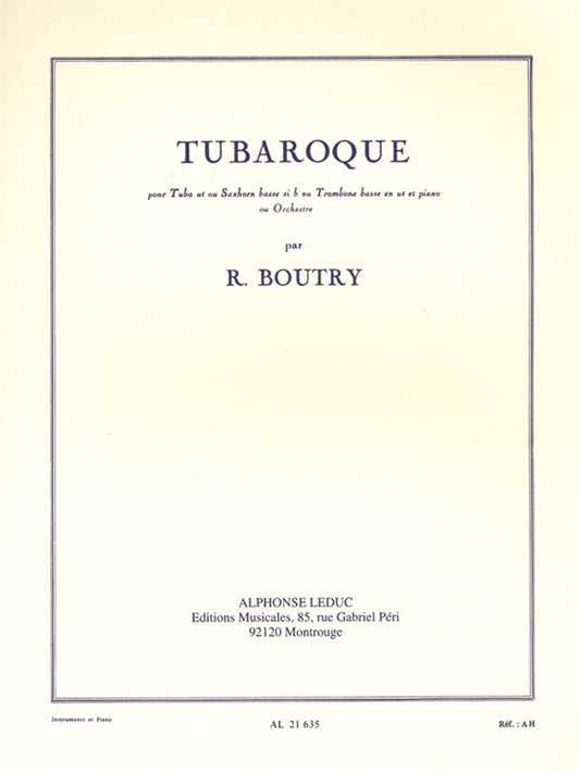 Tubaroque | Roger Boutry
