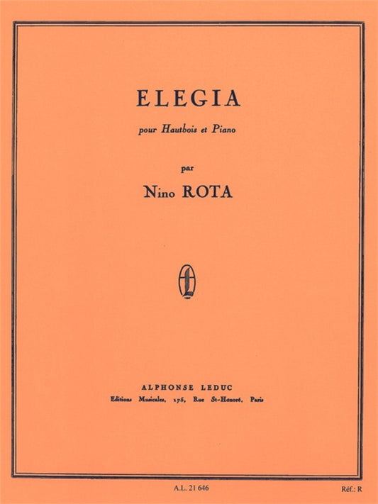Elegia | Nino Rota | Hautbois