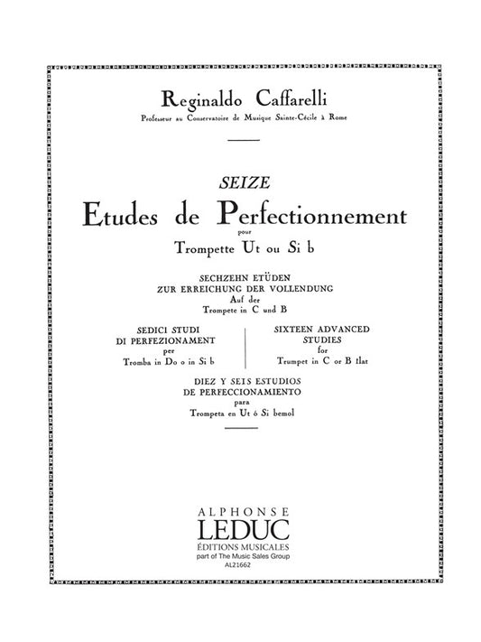 16 Études de Perfectionnement | Reginaldo Caffarelli