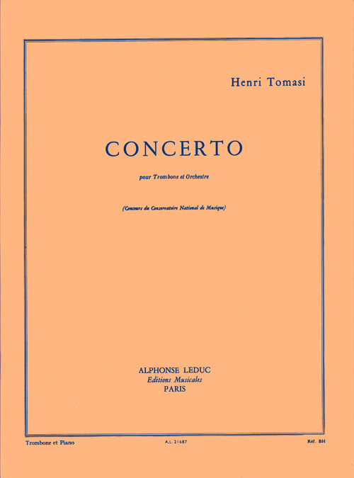 Concerto pour trombone et orchestre | Henri Tomasi