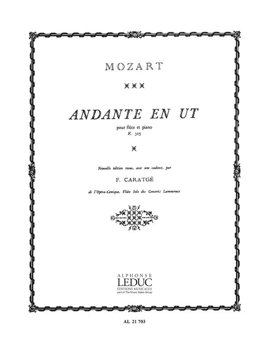 Andante, K. 315, en ut majeur | Wolfgang Amadeus Mozart
