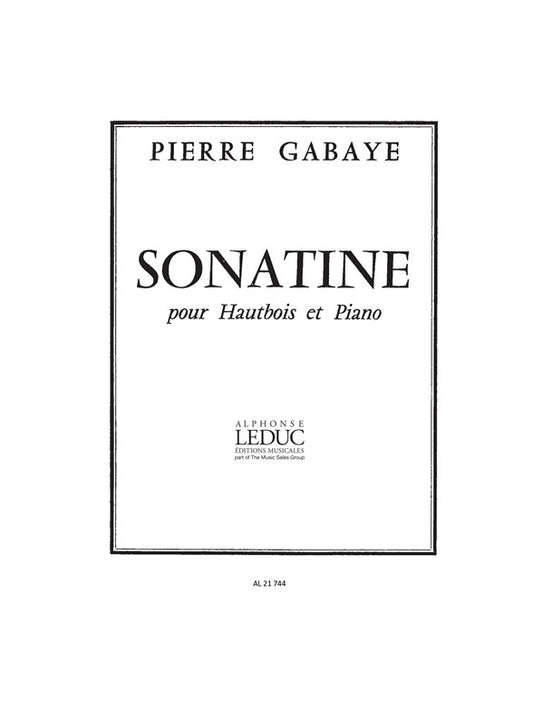 Sonatine | Gabaye | Hautbois