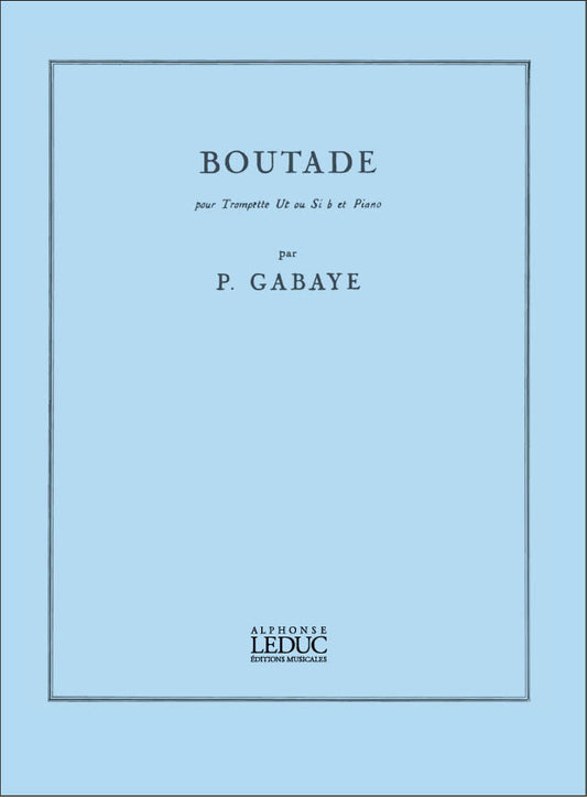 Boutade | Pierre Gabaye | Trompette