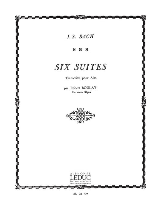 6 Suites | Johann Sebastian Bach | Alto