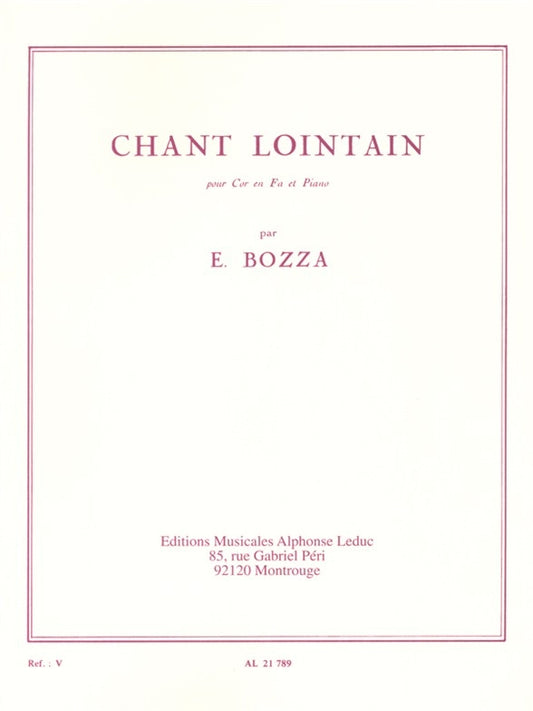 Chant Lointain | Eugène Bozza | Cor