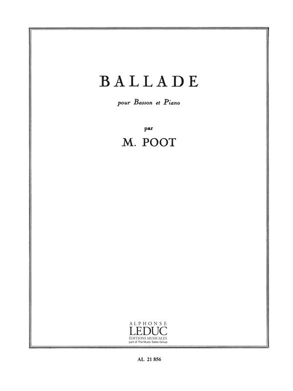 Ballade | Poot | Basson