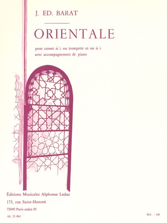 Orientale | Joseph Edouard Barat | Trompette